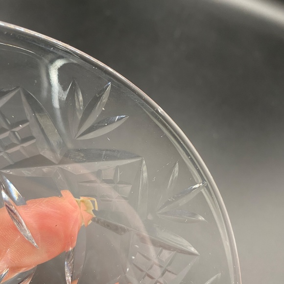 8x crystal ice cream dishes. VTG 1960's hand blown and cut Webb Corbett England - Picture 8 of 8